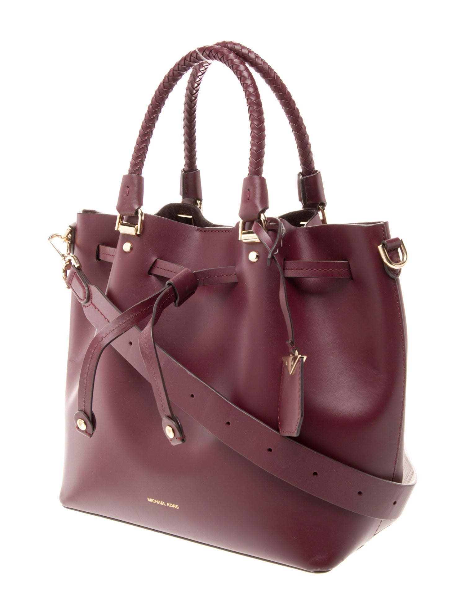 Michael Kors Leather Top Handle Bag